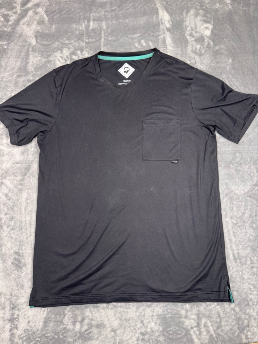 Outdoor Afro X REI CO-OP Black Performance Pocket Tee